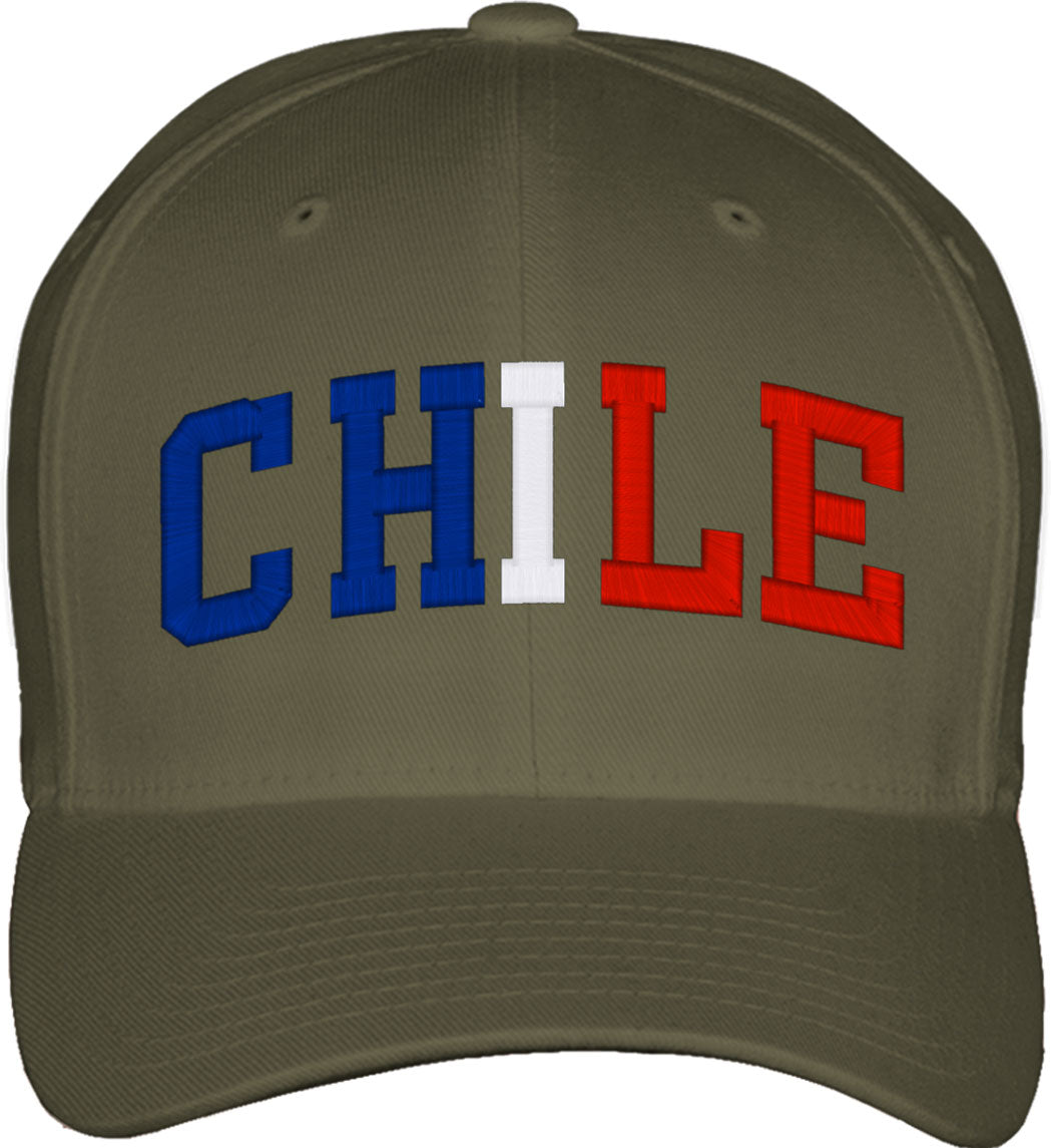Chile Fitted Baseball Cap