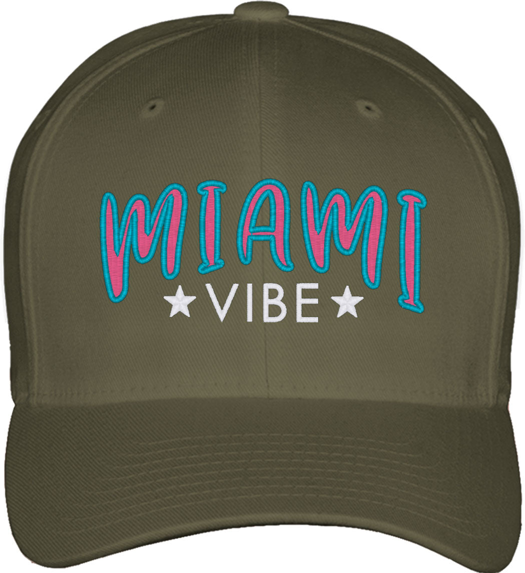 Miami Vibe Fitted Baseball Cap