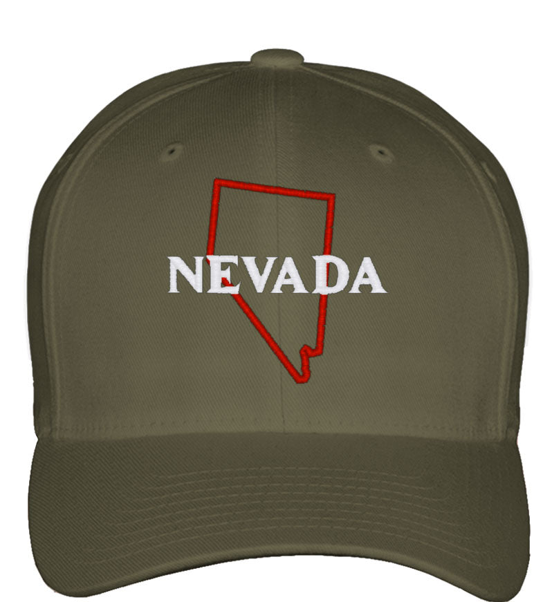 Nevada Fitted Baseball Cap