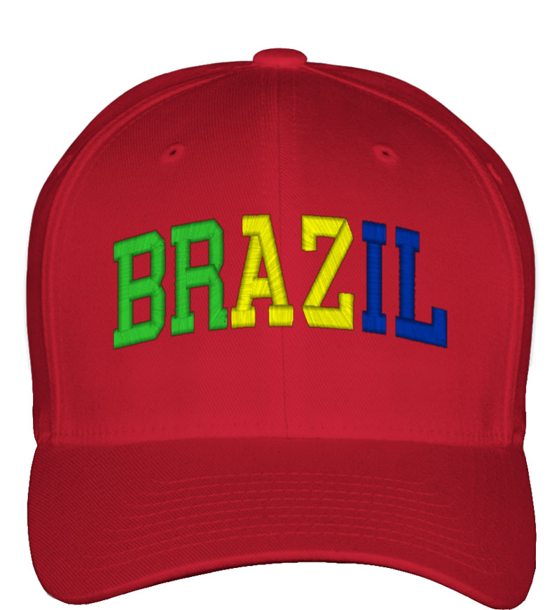 Brazil Fitted Baseball Cap