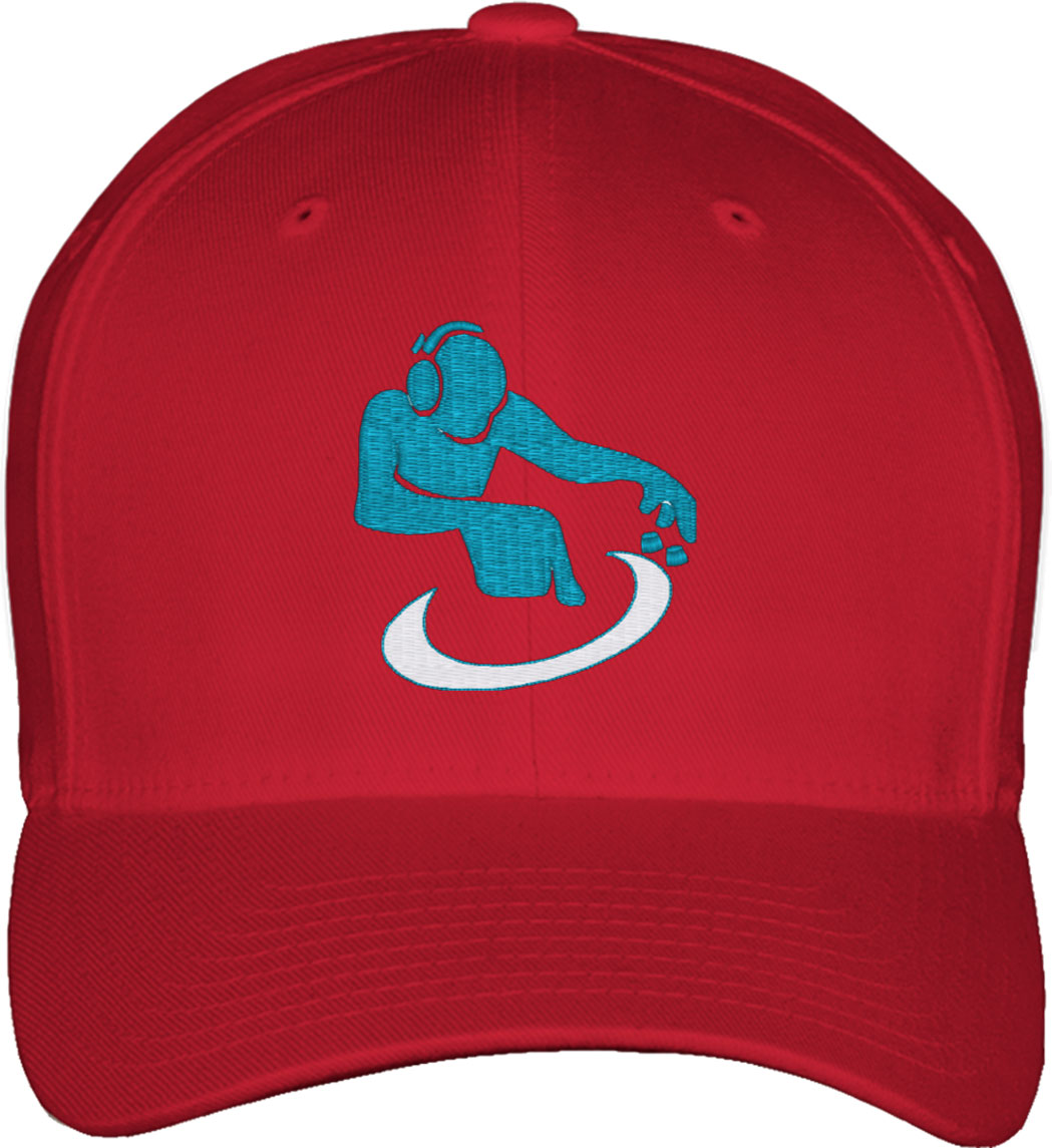 DJ Music Fitted Baseball Cap