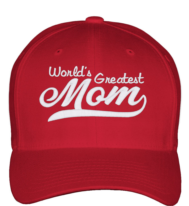 World's Greatest Mom Fitted Baseball Cap