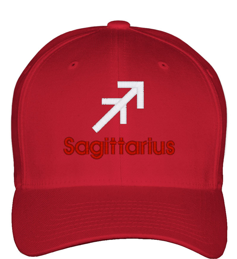 Sagittarius Zodiac Sign Horoscope Astrology Fitted Baseball Cap