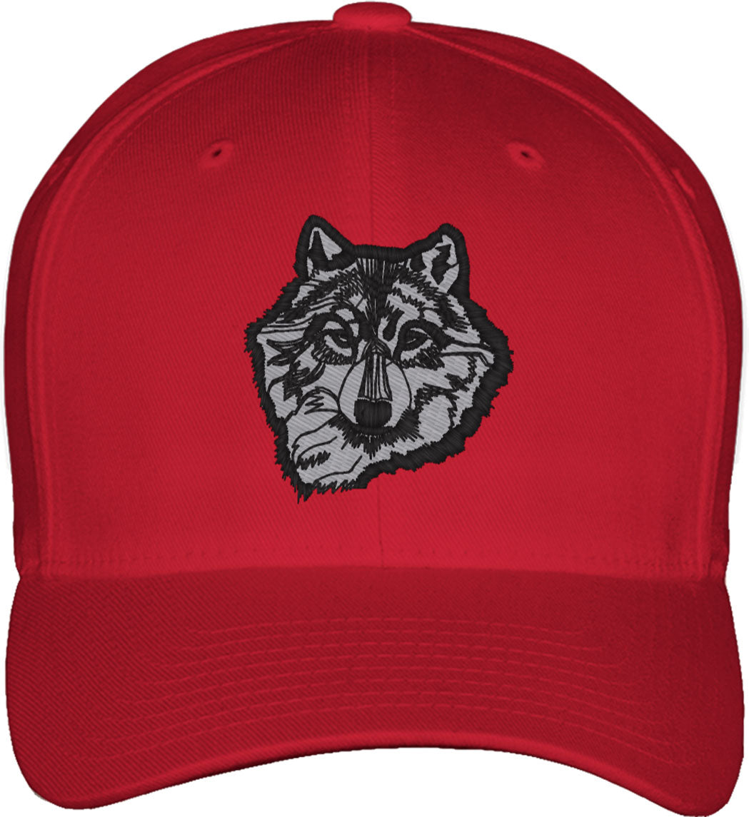 Timber Wolf Fitted Baseball Cap