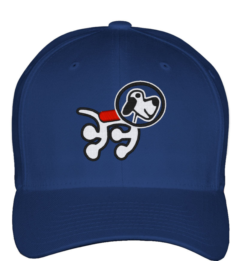 Astronaut Dog Fitted Baseball Cap