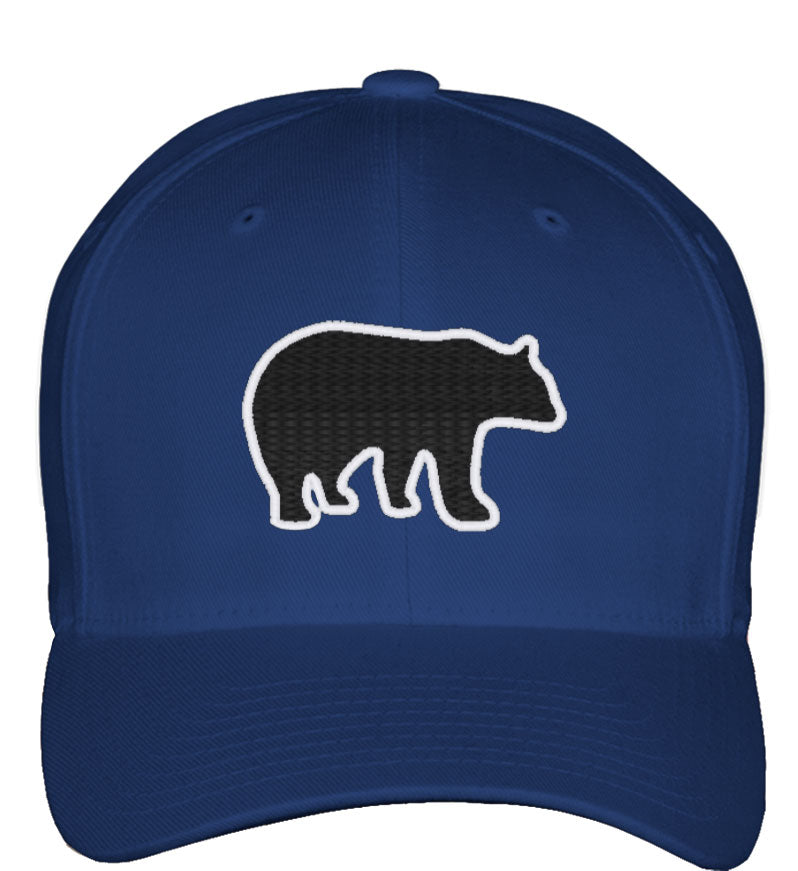 Bear Fitted Baseball Cap