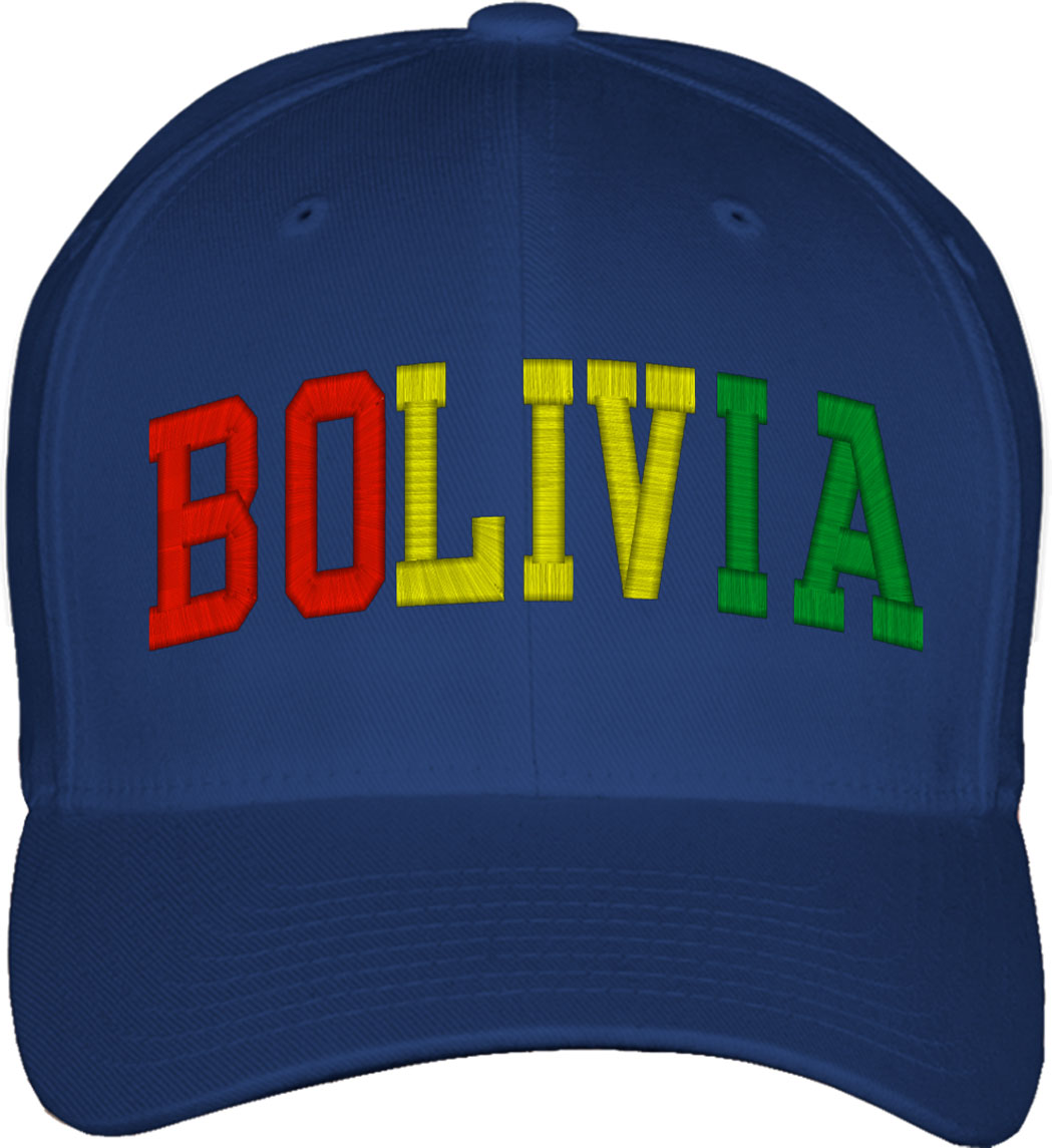 Bolivia Fitted Baseball Cap