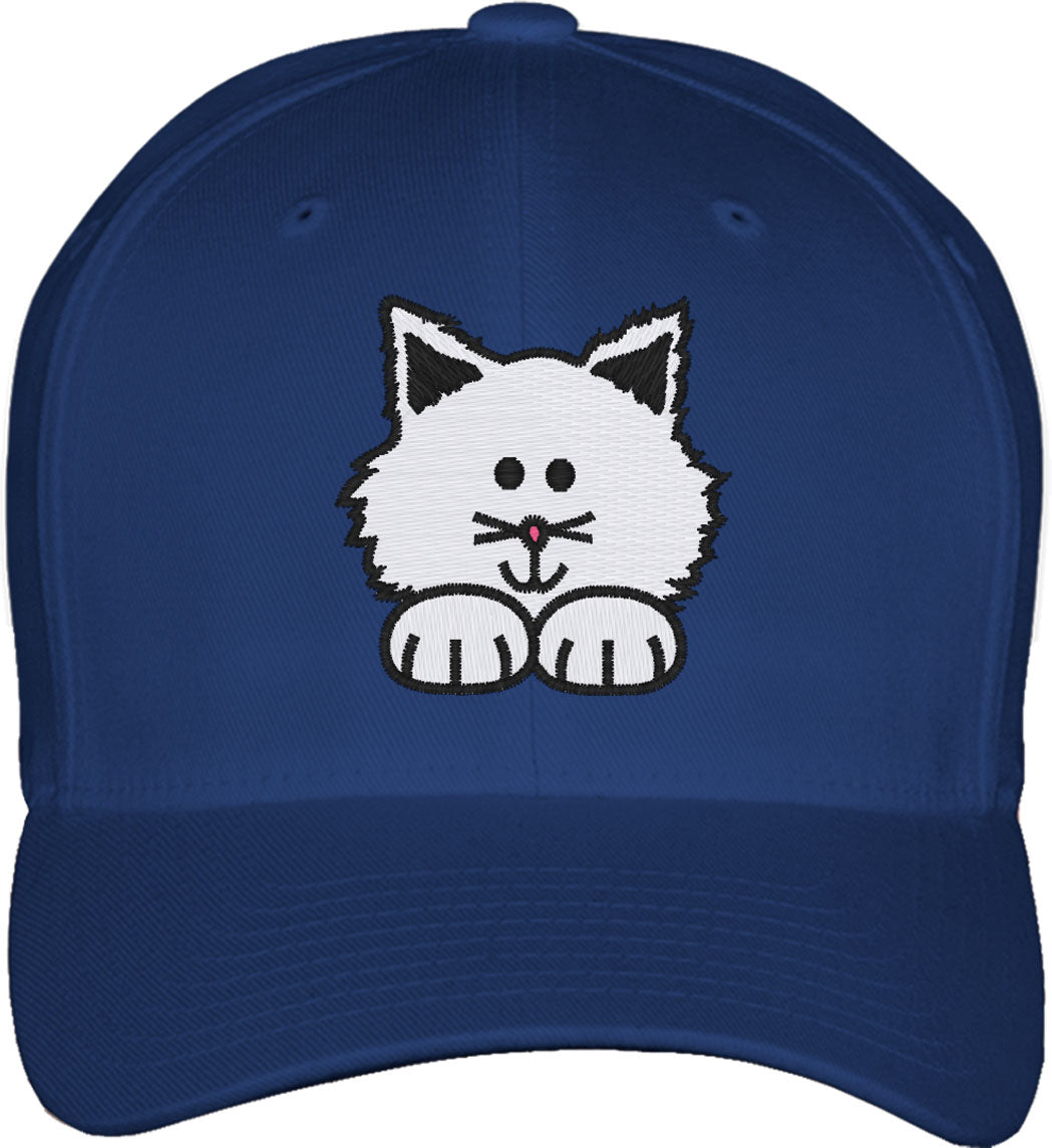 Cute Kitten Cat Fitted Baseball Cap