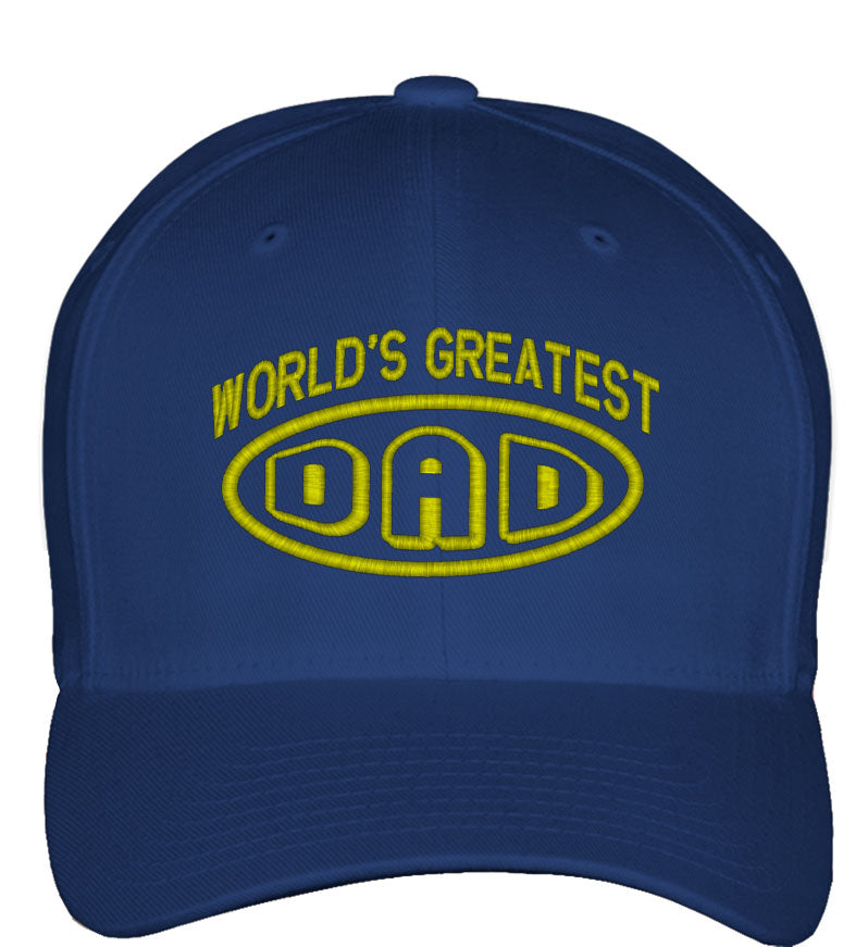 World's Greatest Dad Fitted Baseball Cap