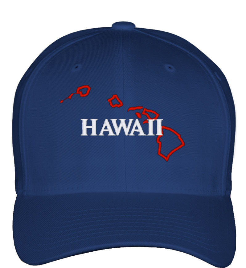 Hawaii Fitted Baseball Cap