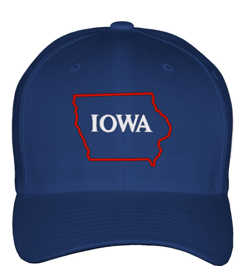 Iowa Fitted Baseball Cap