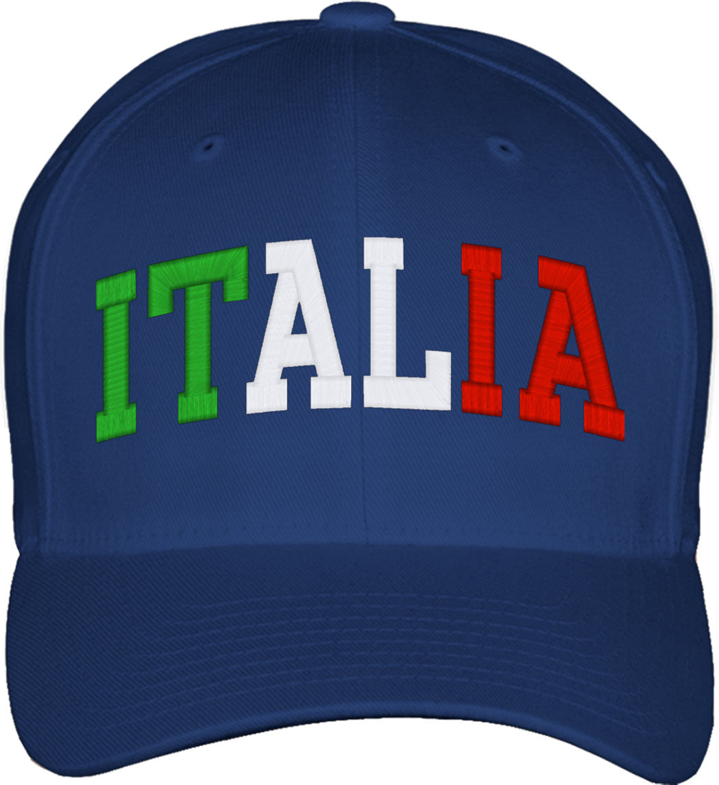 Italia Fitted Baseball Cap