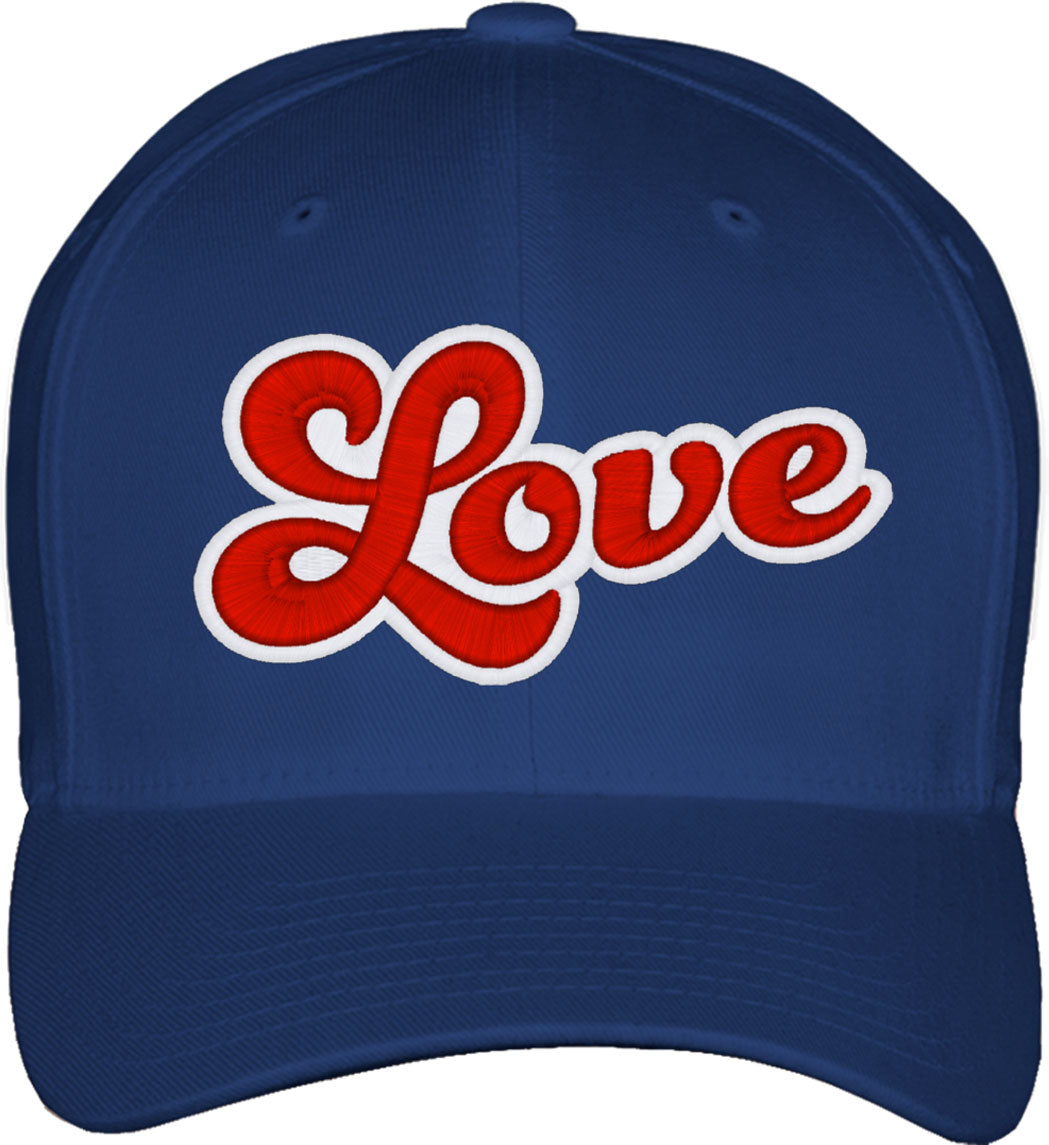 Love Valentine's Day Fitted Baseball Cap