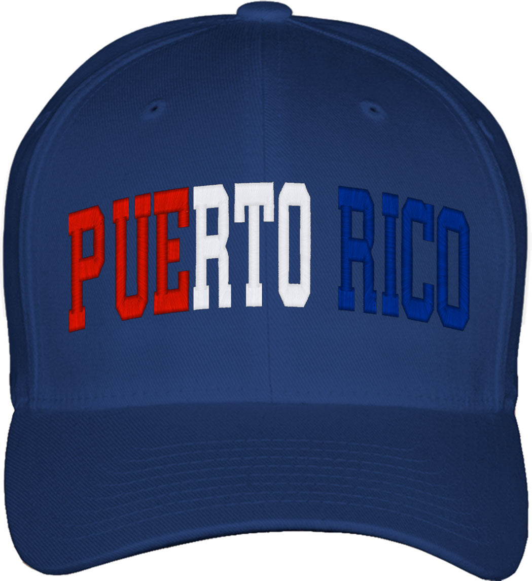 Puerto Rico Fitted Baseball Cap