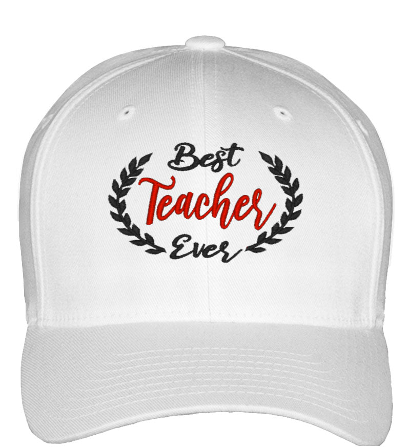 Best Teacher Ever Fitted Baseball Cap