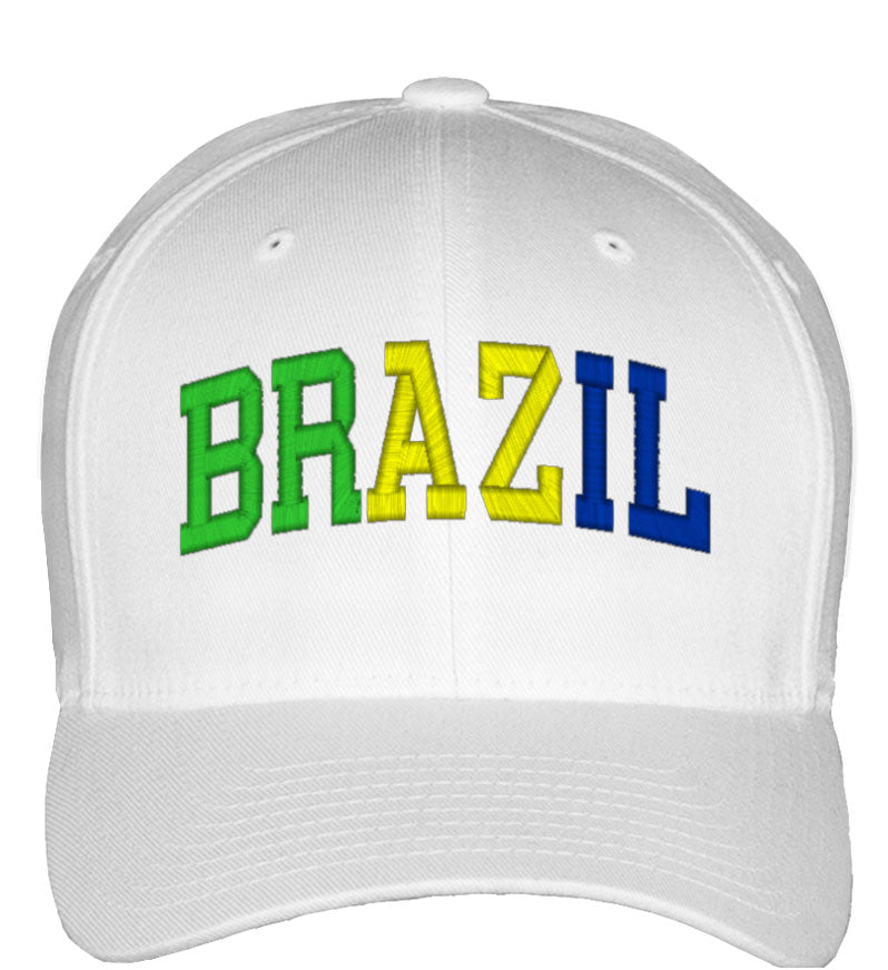 Brazil Fitted Baseball Cap