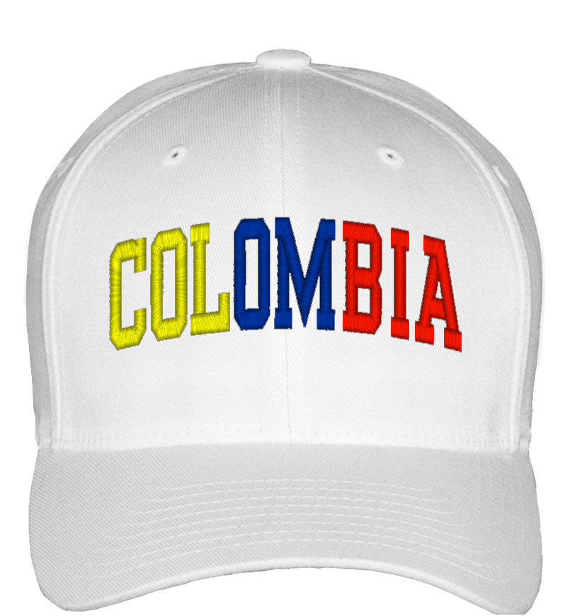 Colombia Fitted Baseball Cap