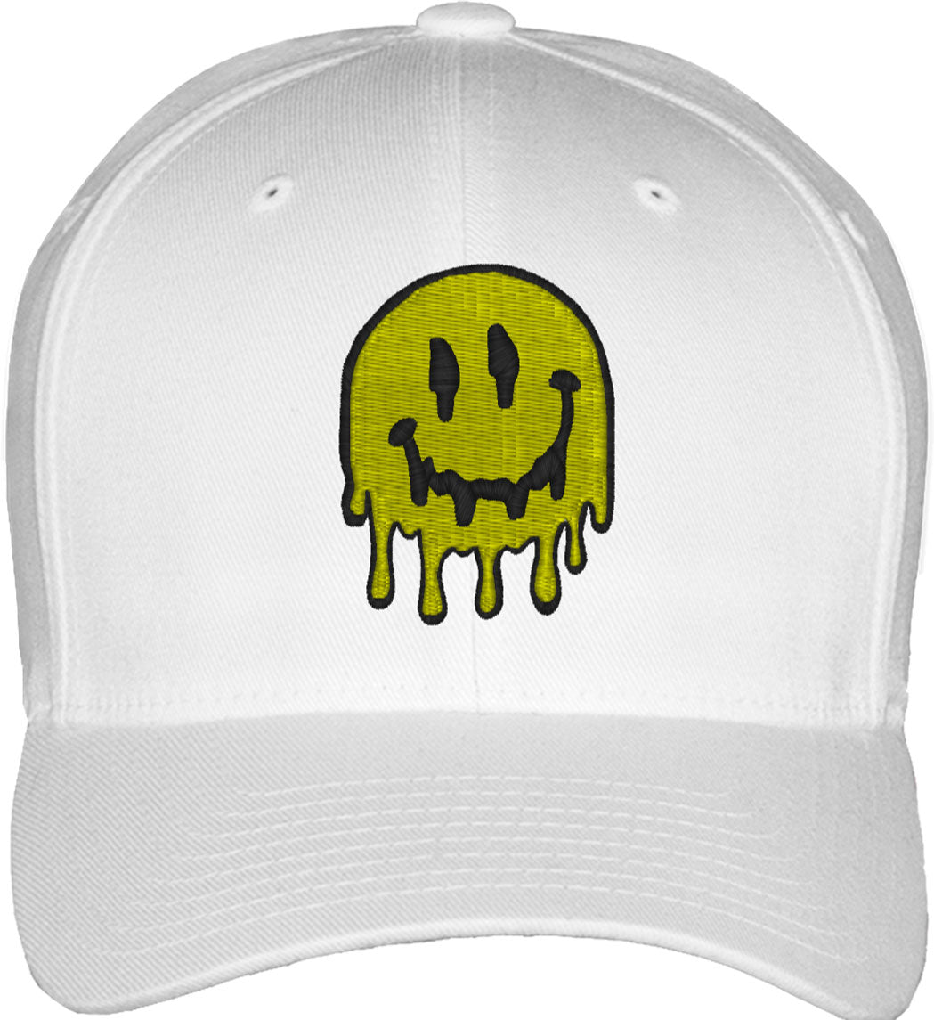 Drippy Face Fitted Baseball Cap