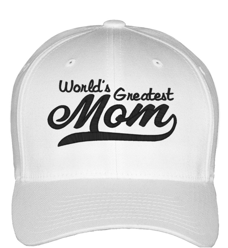 World's Greatest Mom Fitted Baseball Cap