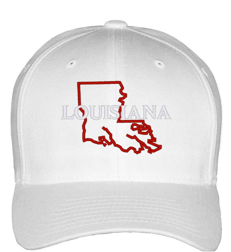 Louisiana Fitted Baseball Cap