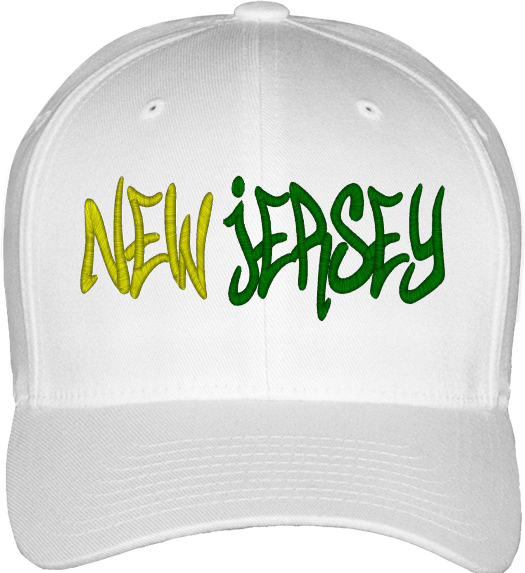 New Jersey Graffiti Fitted Baseball Cap