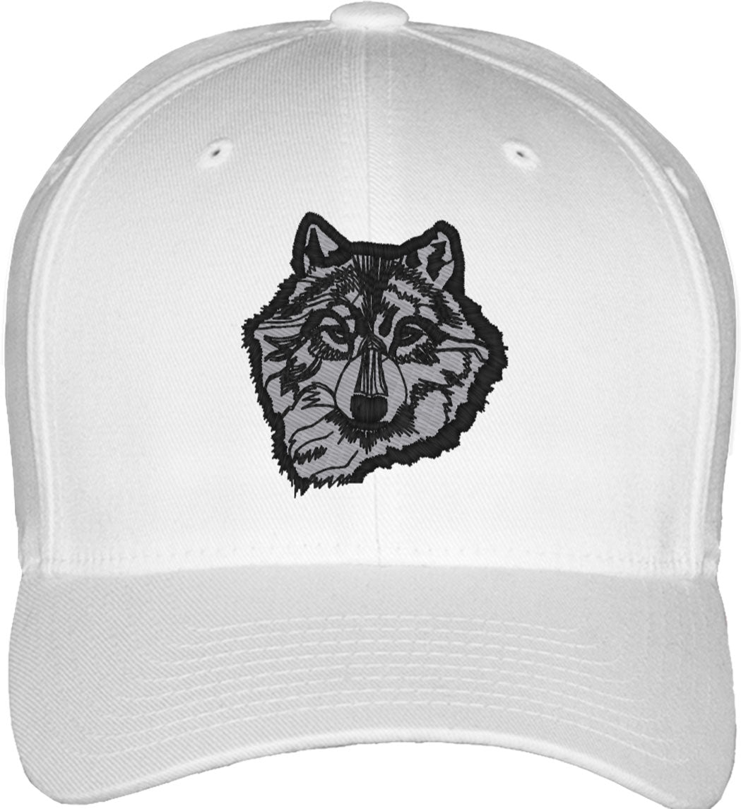 Timber Wolf Fitted Baseball Cap