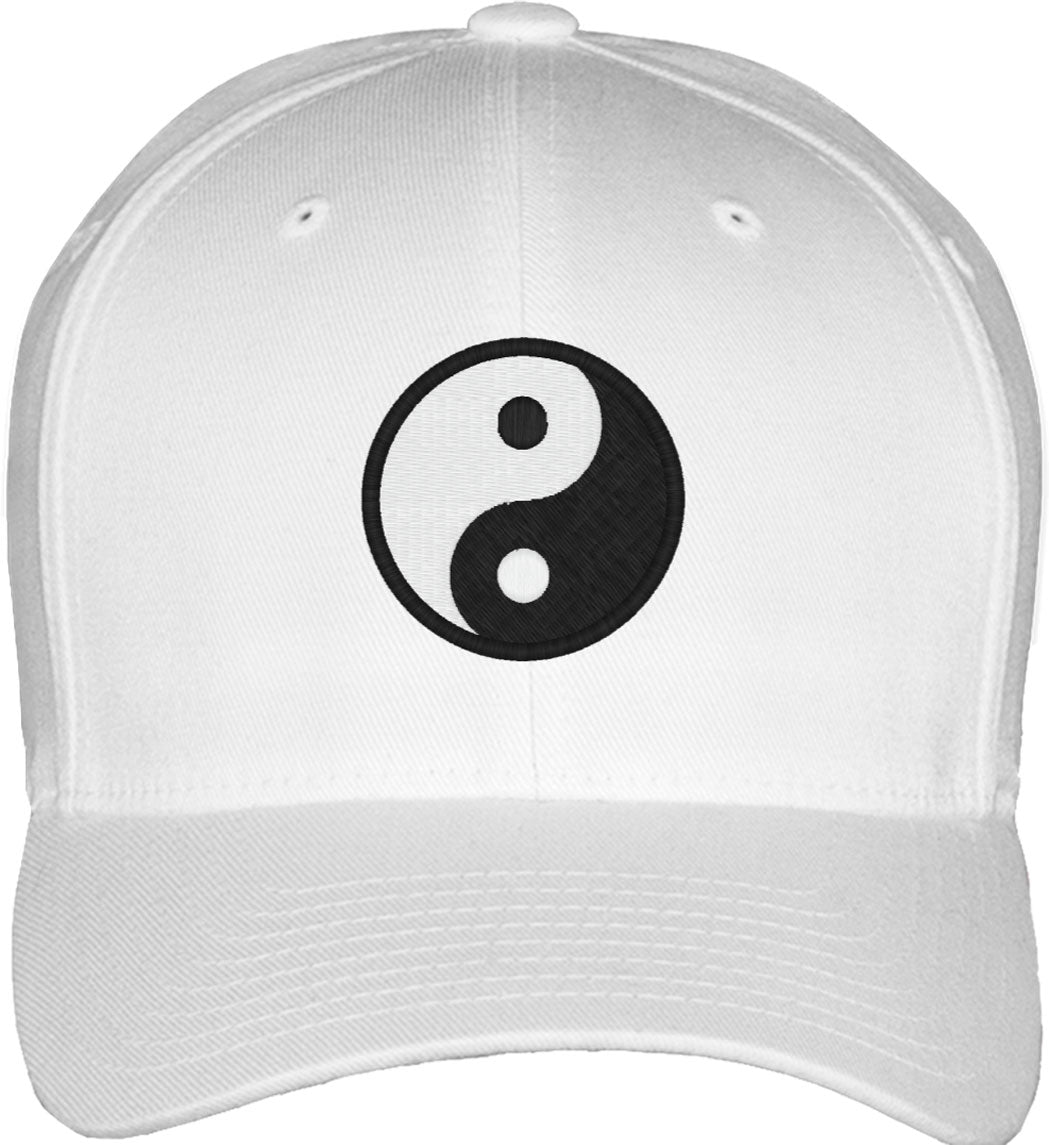 Yin and Yang Fitted Baseball Cap