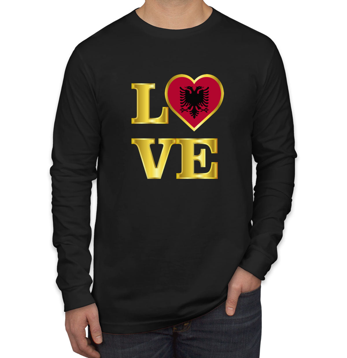 Albania Love Long Sleeve Shirt