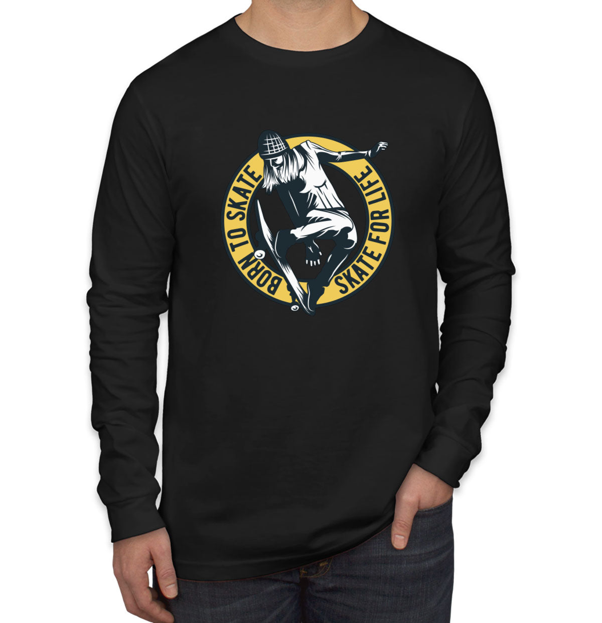 Born To Skate Long Sleeve Shirt