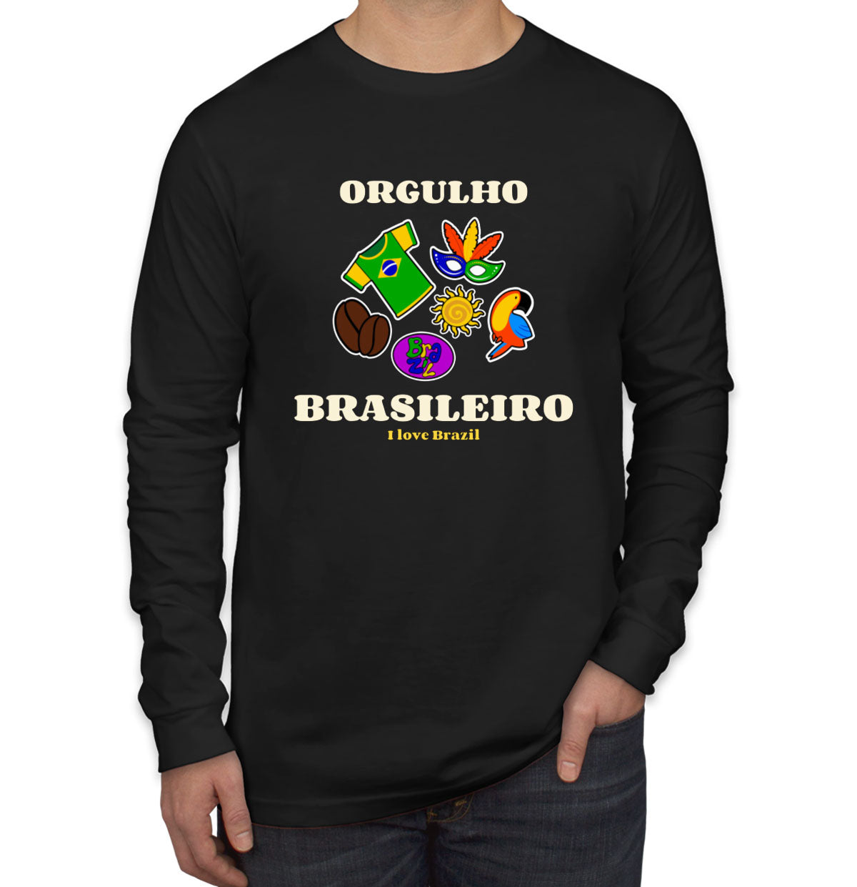 Brazil Composition Long Sleeve Shirt