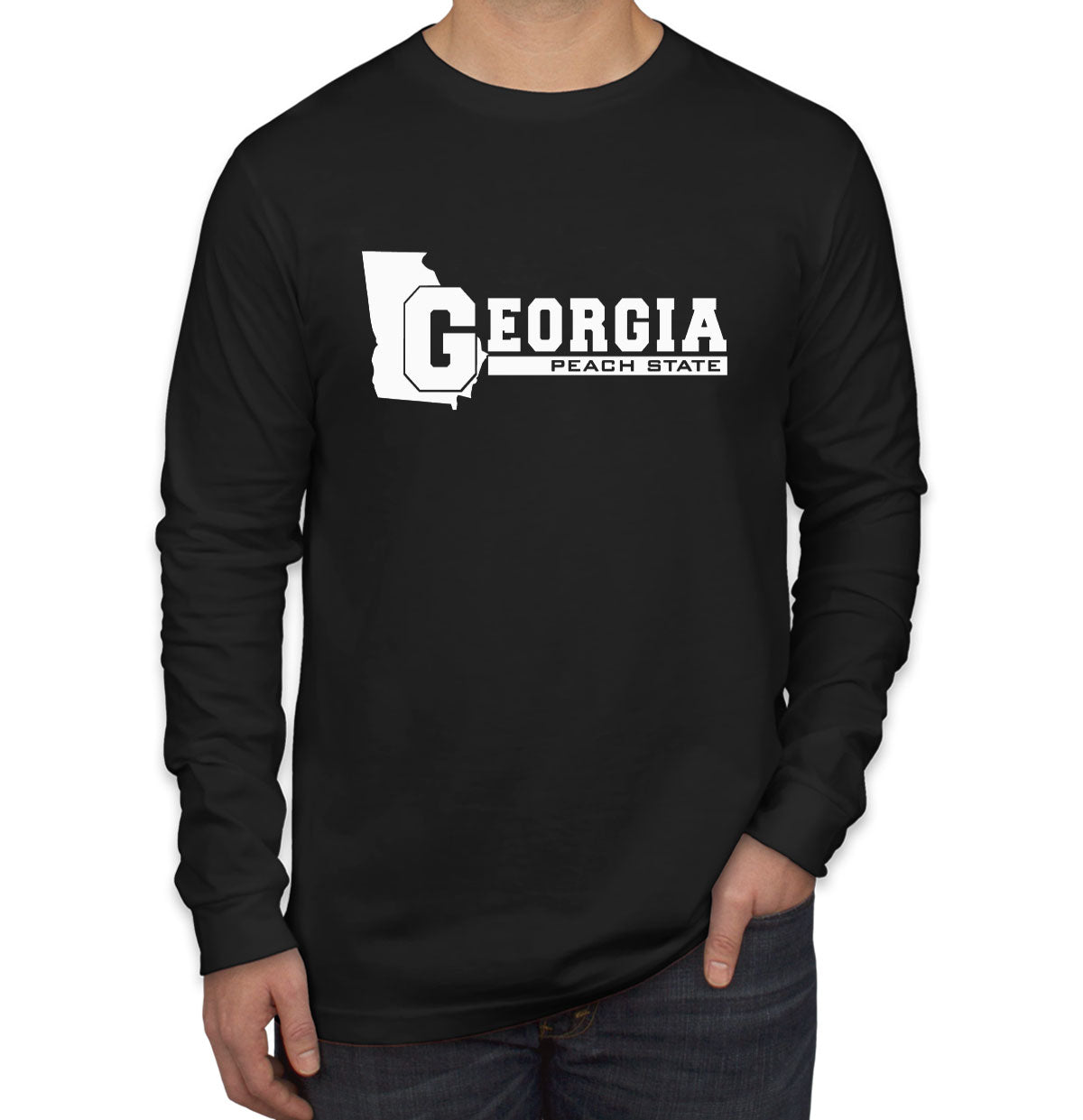 Georgia Peach State Men's Long Sleeve Shirt