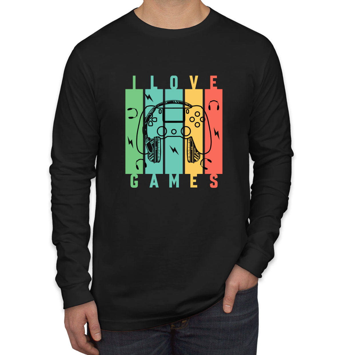 I Love Games Long Sleeve Shirt