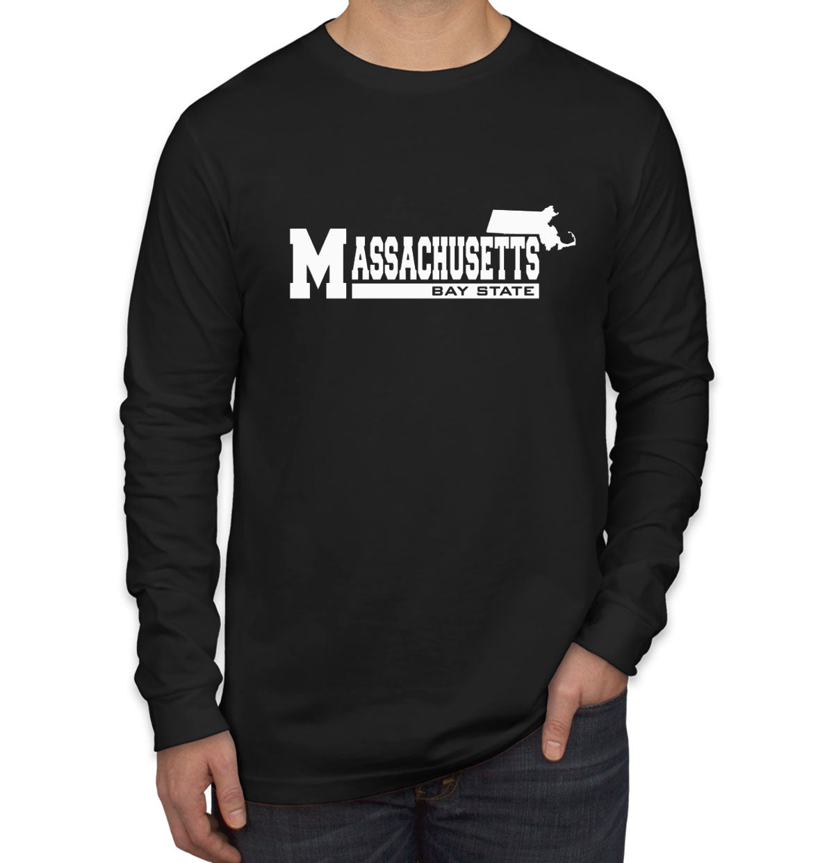 Massachusetts Bay State Men's Long Sleeve Shirt