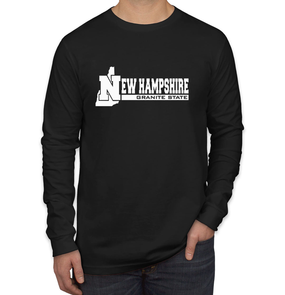 New Hampshire Granite State Men's Long Sleeve Shirt