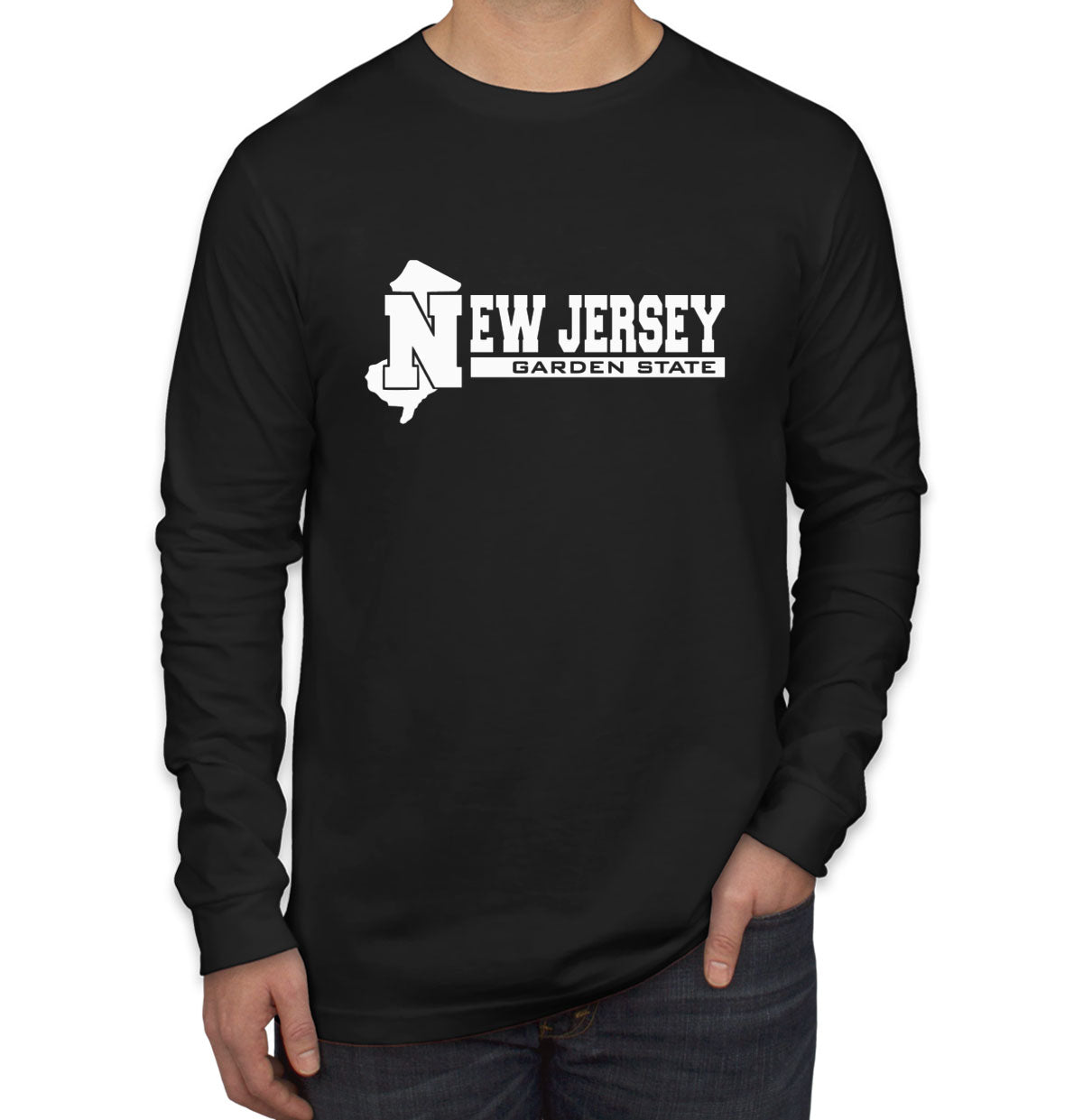 New Jersey Garden State Men's Long Sleeve Shirt