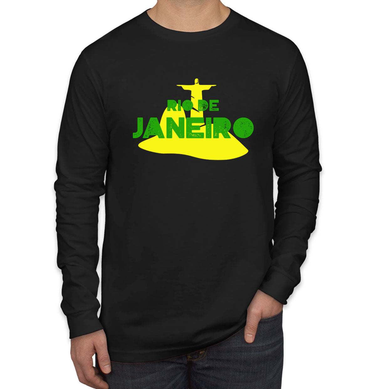 Rio De Janeiro Men's Long Sleeve Shirt