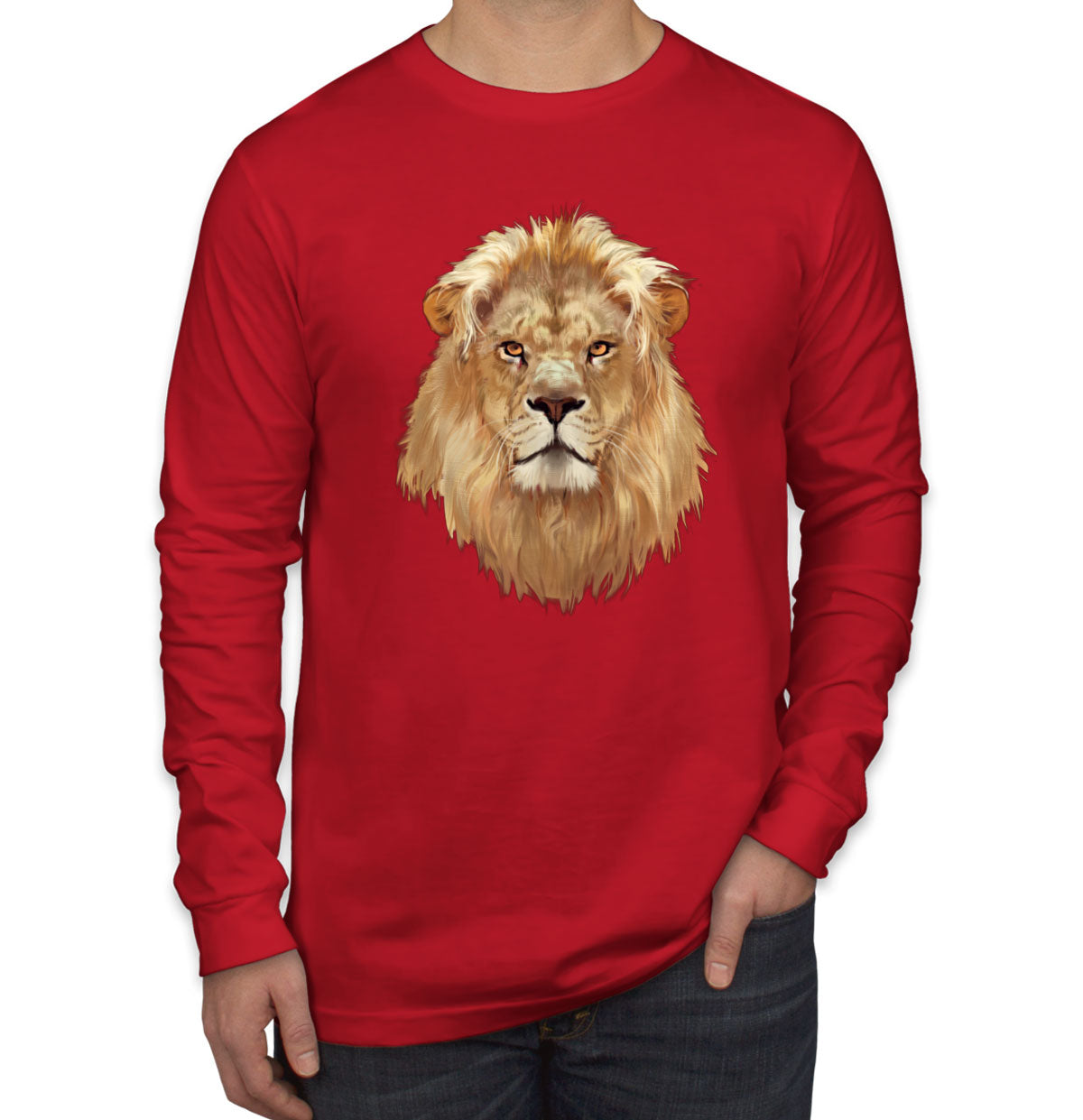 Cool Lion Men's Long Sleeve Shirt