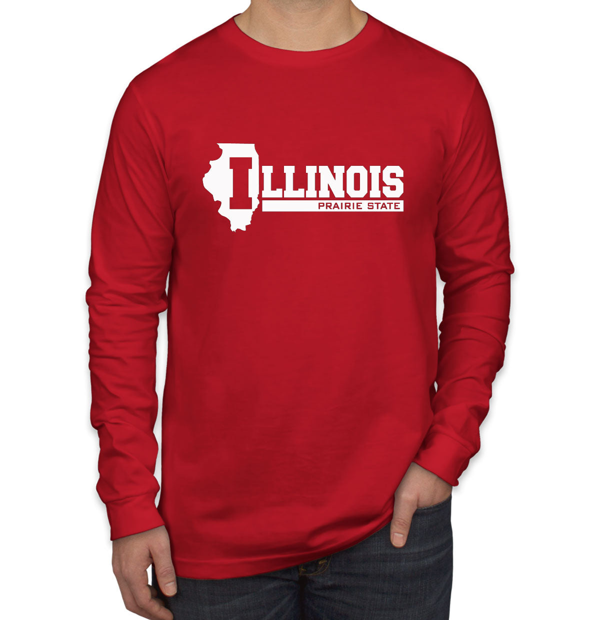 Illinois Prairie State Men's Long Sleeve Shirt
