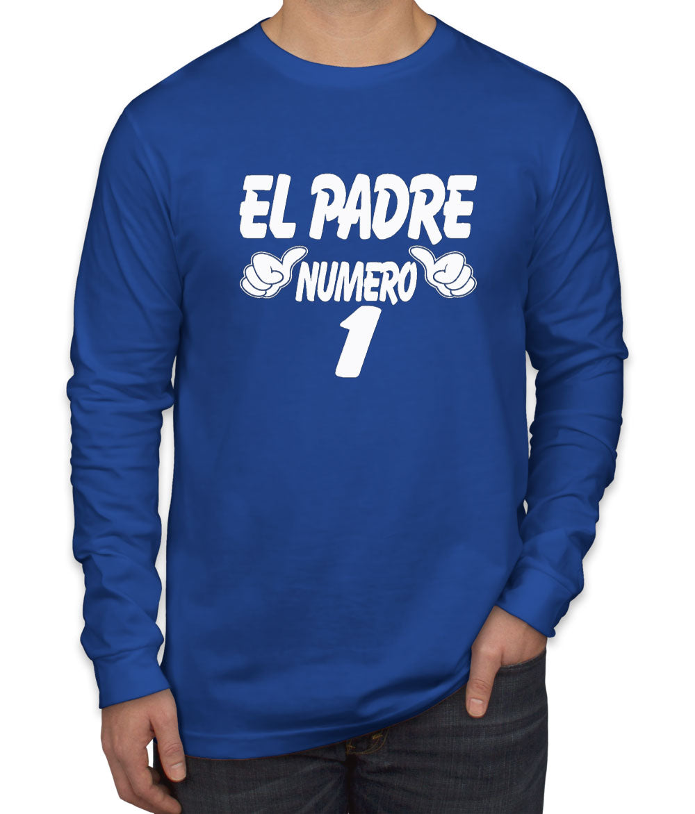 El Padre Numero 1 Men's Long Sleeve Shirt