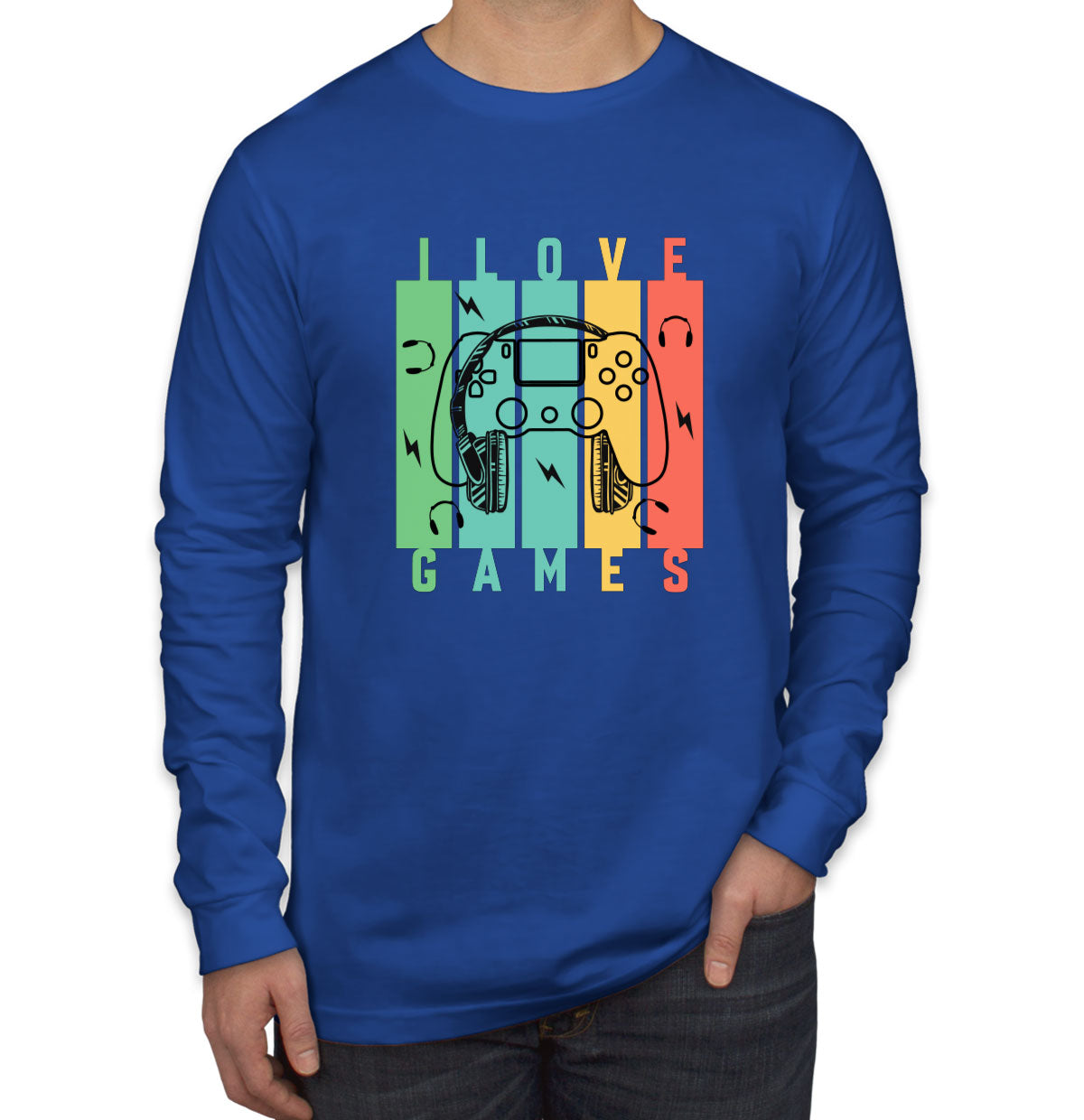 I Love Games Long Sleeve Shirt