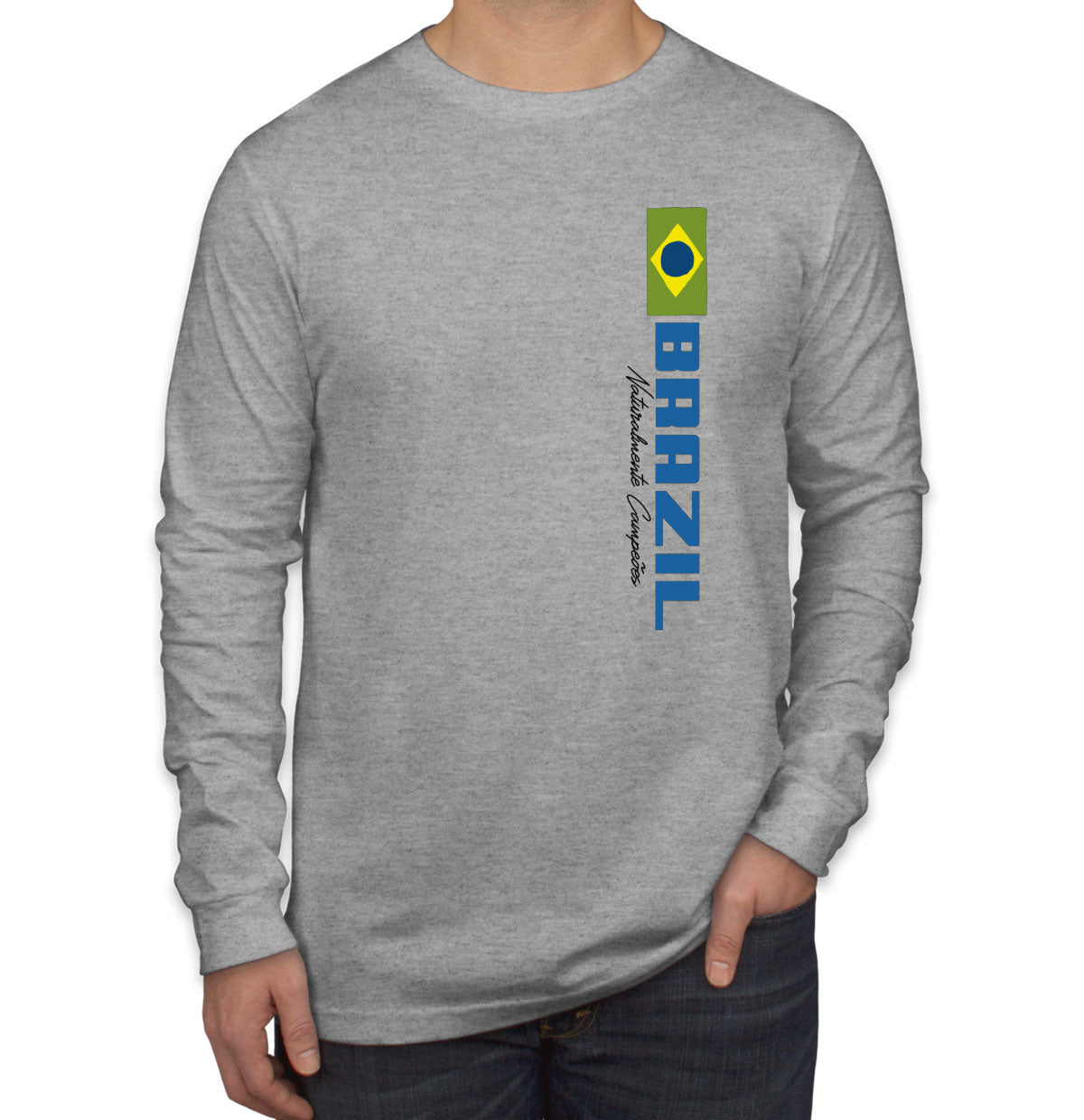 Brazil World Cup Men's Long Sleeve Shirt