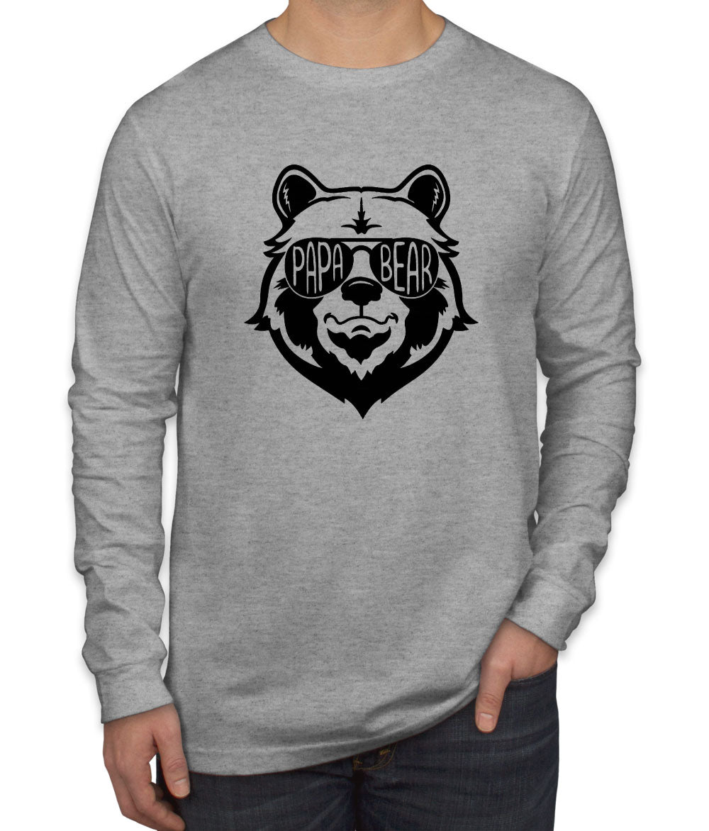Papa Bear Men's Long Sleeve Shirt