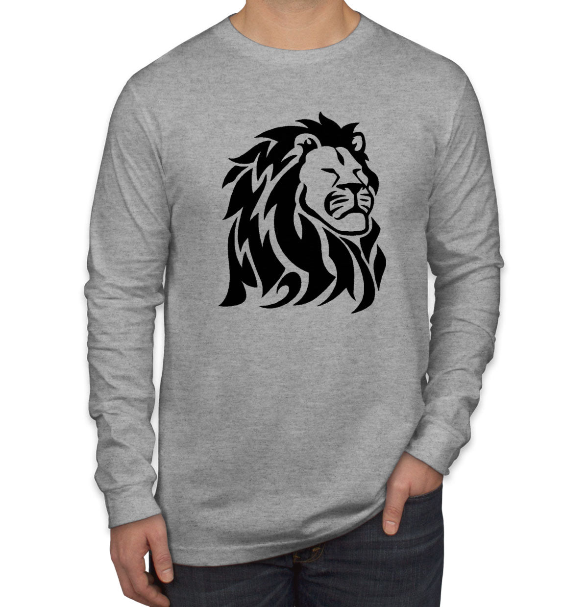 Proud Lion Men's Long Sleeve Shirt