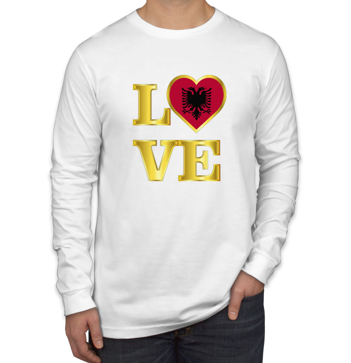 Albania Love Long Sleeve Shirt