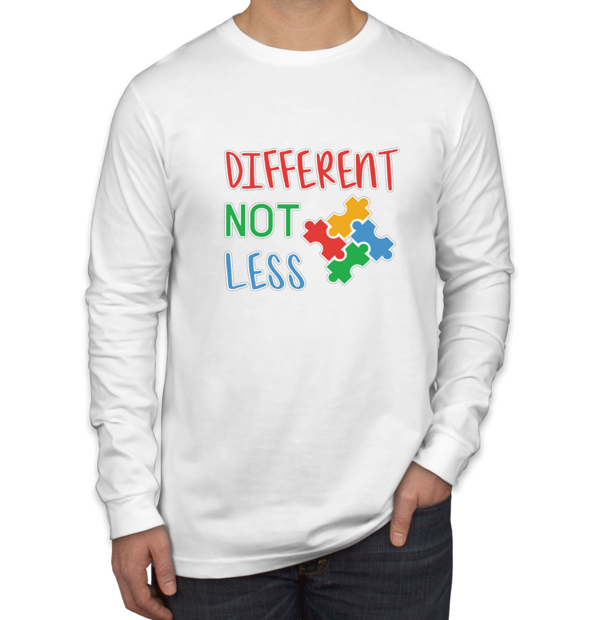 Autism Awareness Different Not Less Long Sleeve Shirt