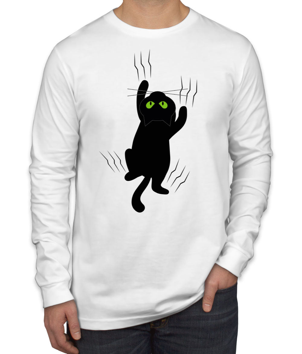 Black Cat Men's Long Sleeve Shirt