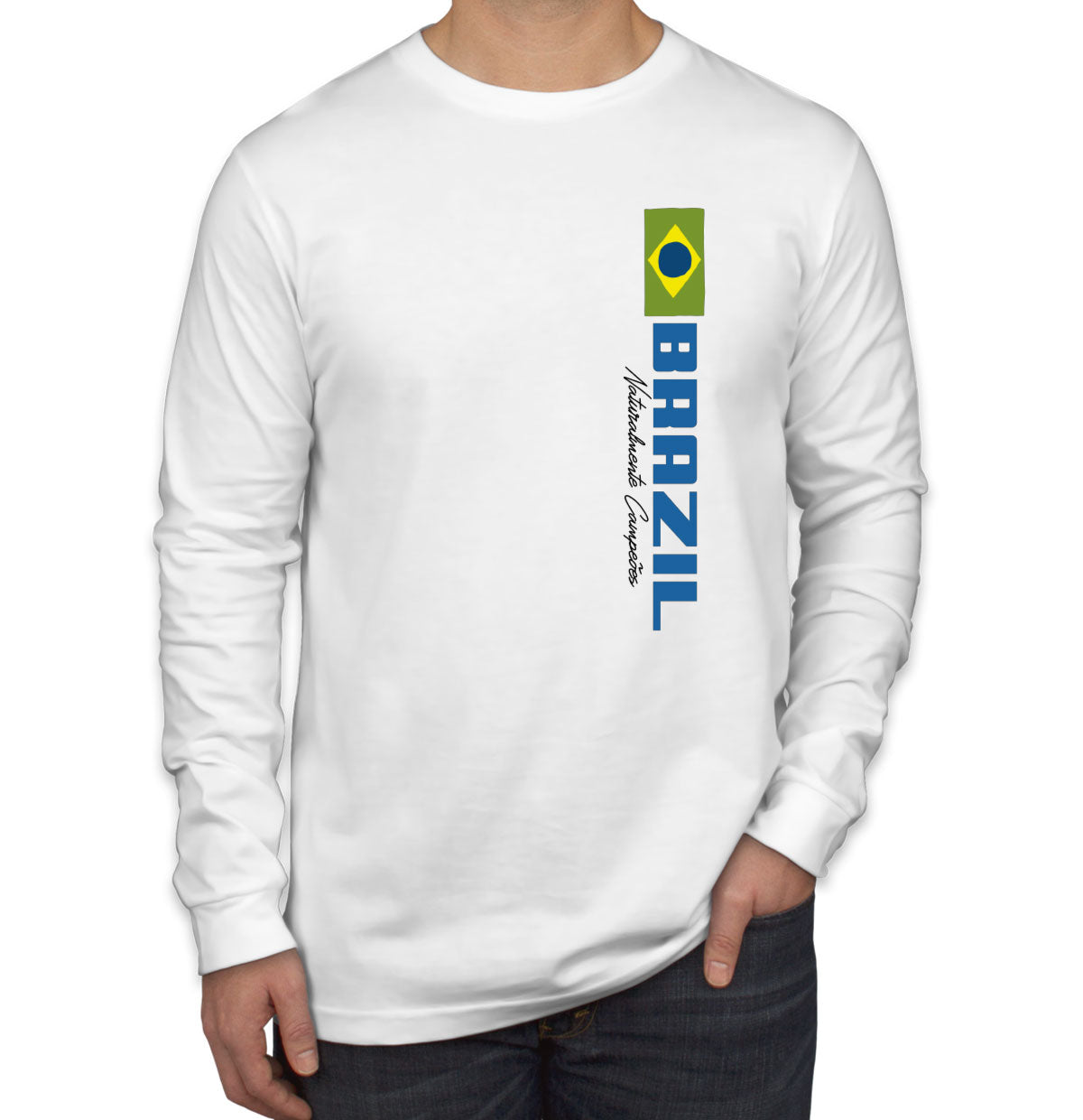 Brazil World Cup Men's Long Sleeve Shirt