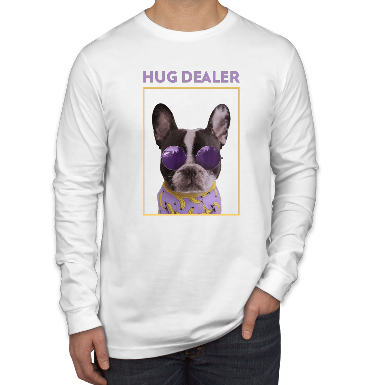 Hug Dealer Men's Long Sleeve Shirt