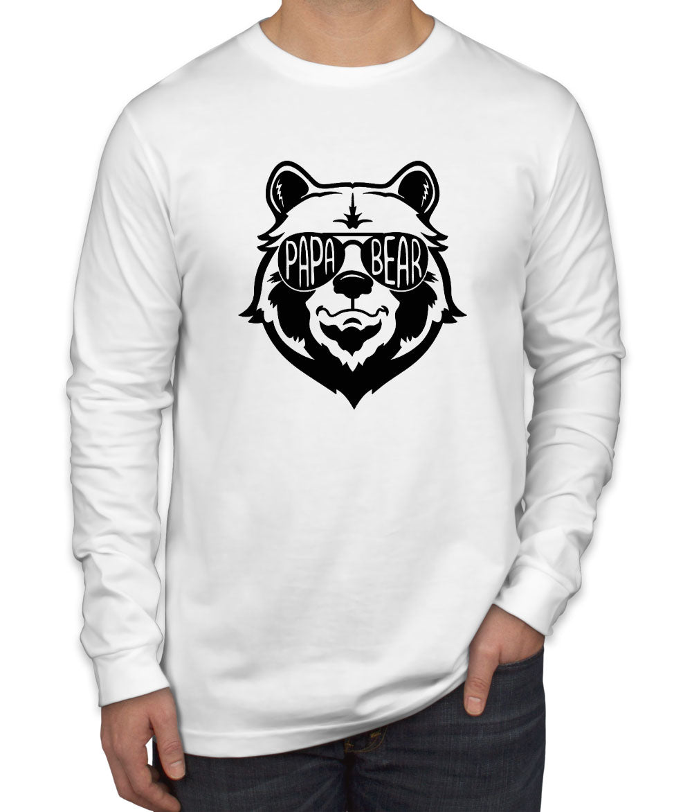 Papa Bear Men's Long Sleeve Shirt
