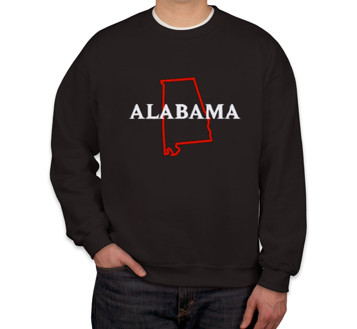 Alabama Embroidered Unisex Sweatshirt